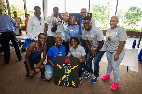 Group of NSBE students
