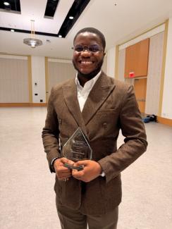 Odianosen Ewah with Legacy Leadership Award 